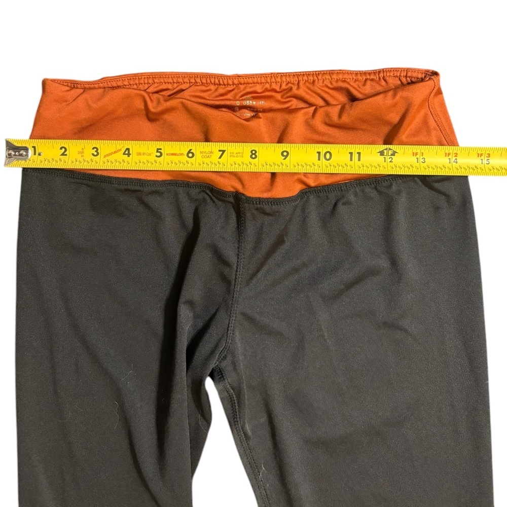 Black and Orange Leggings with Longhorn Logo - Picture 11 of 11
